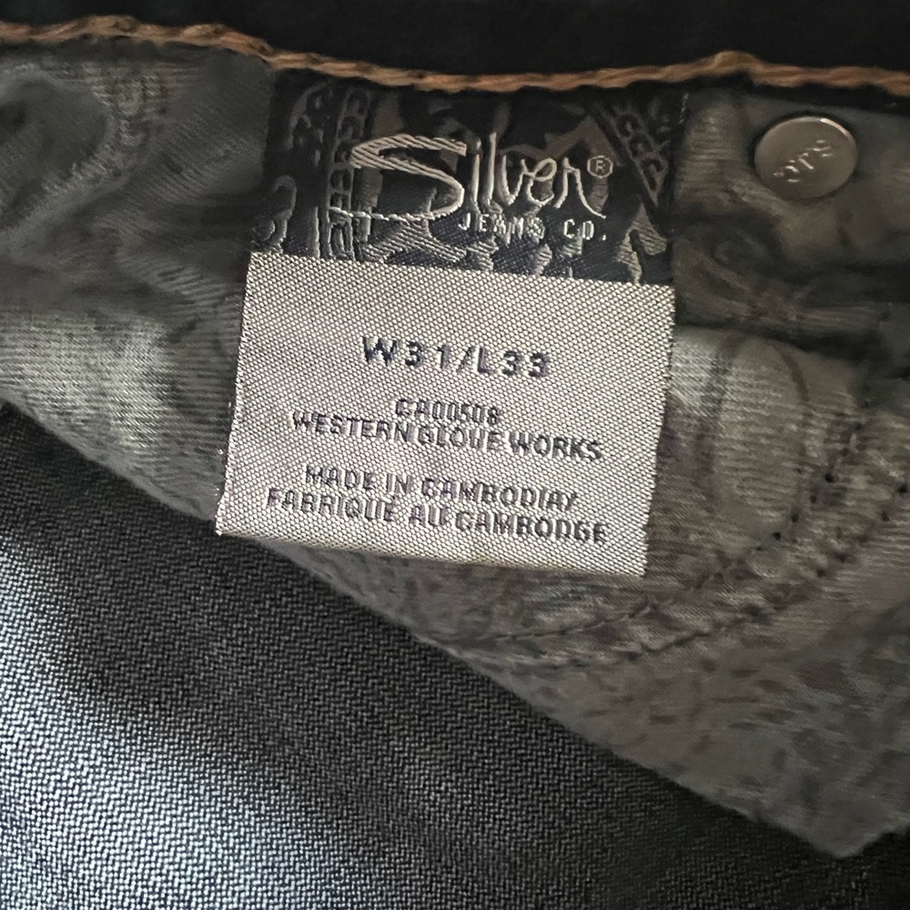 Silver jeans